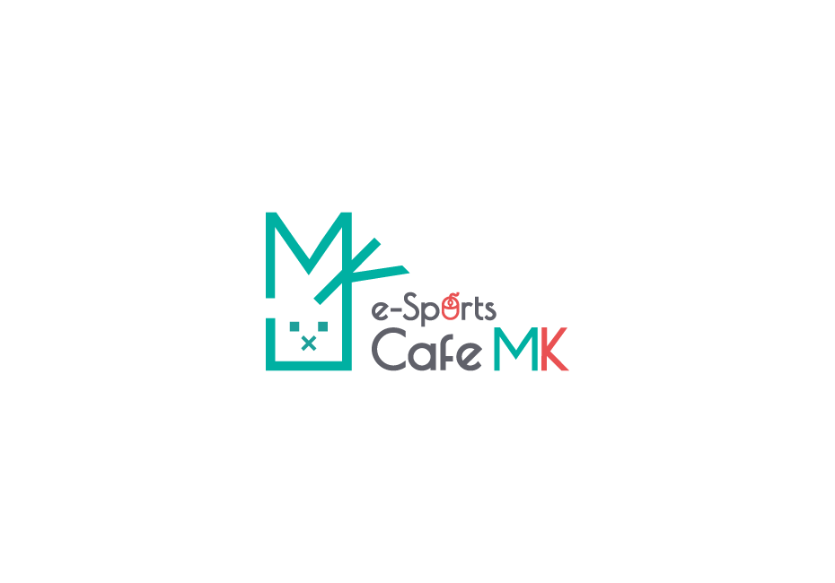 e-sports cafe MK logo design